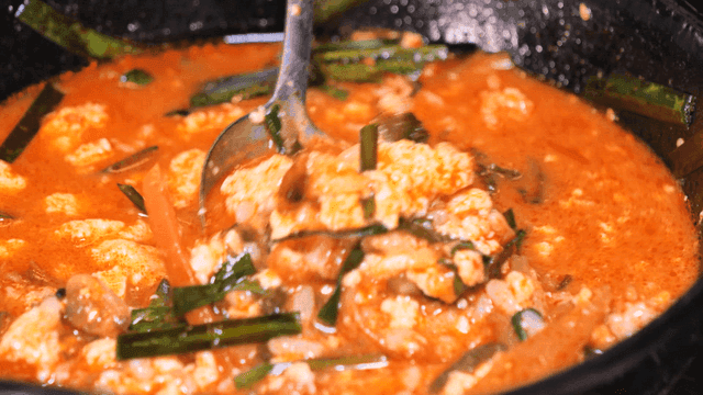 Spicy Sundubu Jjamppong with Rice