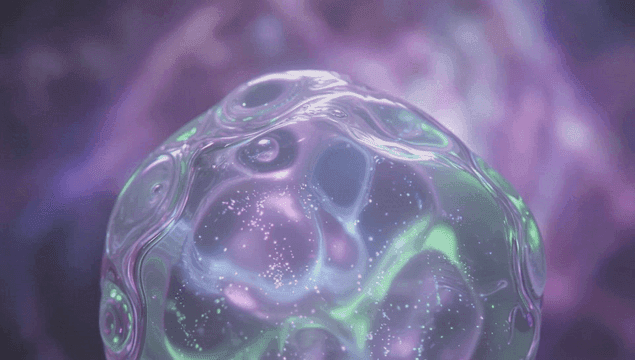 다채로운 젤 구체