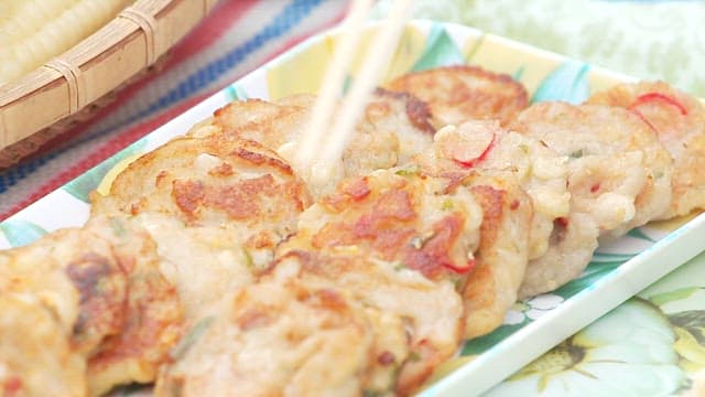 간장에 찍어먹는 노릇노릇한 부침개