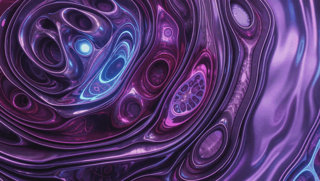 Colorful abstract patterns with swirling shapes