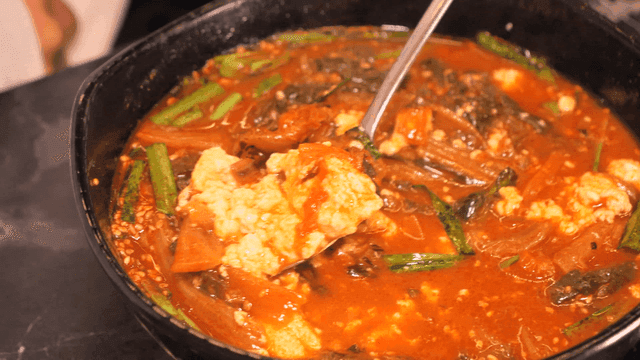 Spicy Sundubu Jjamppong with Rice