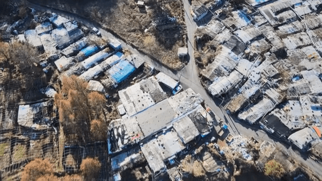 현대 도시의 빈민가의 모습