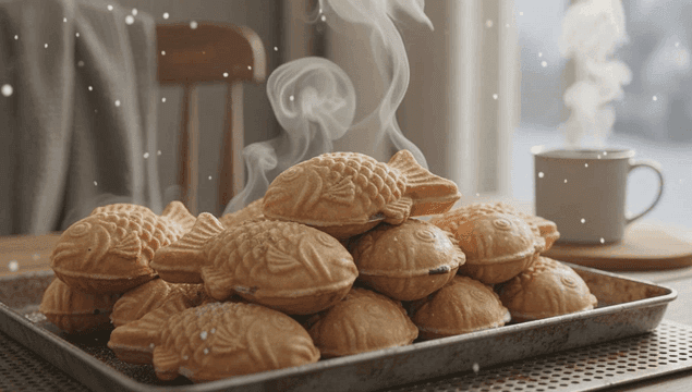 집에서 즐기는 뜨거운 붕어빵