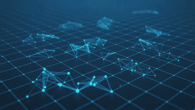 Digital network connections on a grid