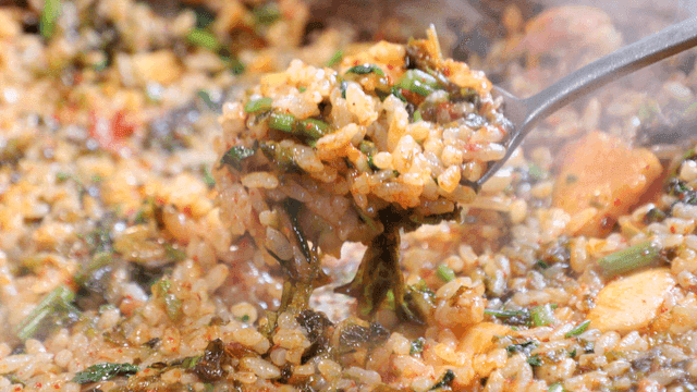 Fried rice with vegetables