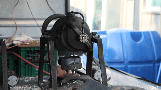 Popcorn machine returning to workshop