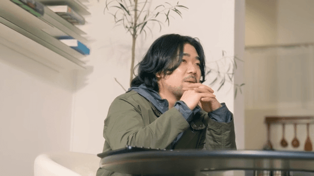 결심한 듯한 남자의 얼굴