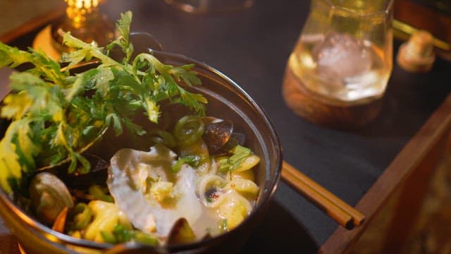 Spicy Clam Soup Perfect as a Dish for Drink