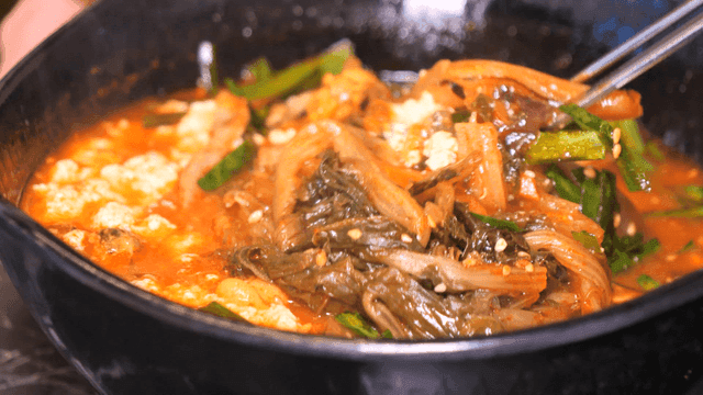 Sundubu Jjamppong with tofu and vegetables