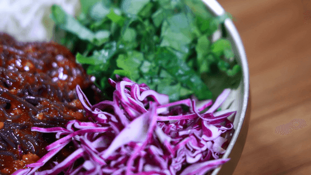 Fresh vegetables and tray buckwheat noodles