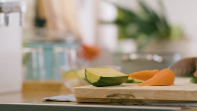 Preparing Fresh Vegetables in the Kitchen