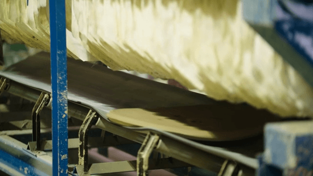 Conveyor belt in a manufacturing plant