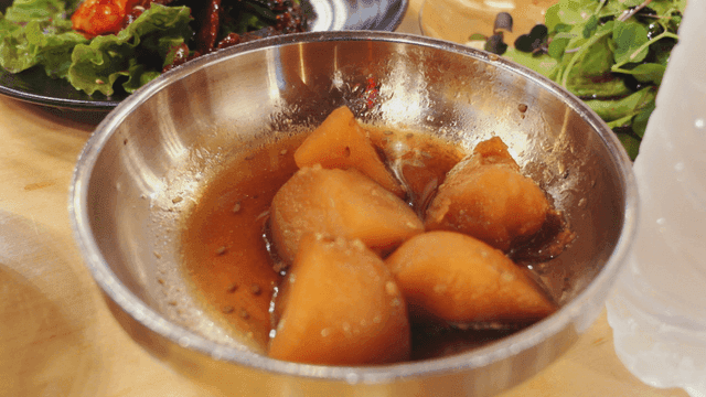 간장에 조린 감자