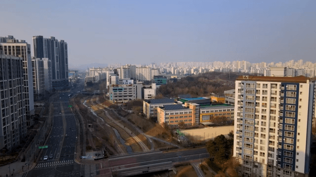 Vast cityscape with high-rise apartments