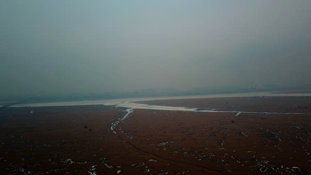 Wide open fields and frozen rivers