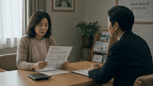 Women looking at men and nursing home costs