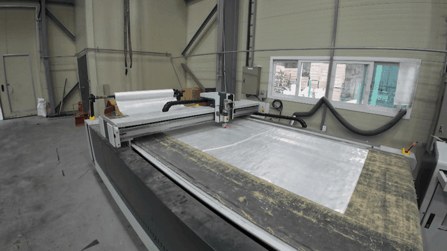 Machines operating in factory