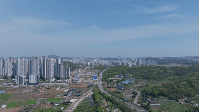 Vast cityscape with high-rise apartments