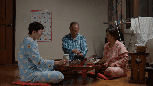 Parents taking medicine