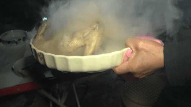 가마솥에서 꺼낸 통닭