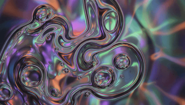 Colorful abstract liquid patterns