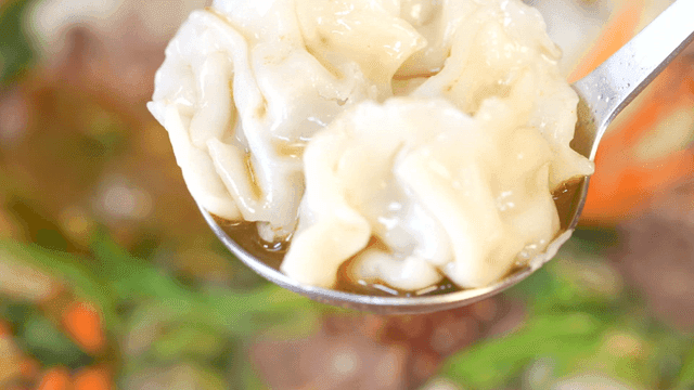 Hot pot dumplings in rich broth