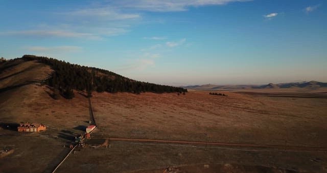 산과 들이 있는 광활한 풍경