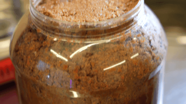 Traditional Korean soybean paste plastic container