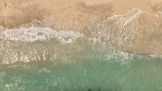 Aerial View of a Serene Coastal Landscape