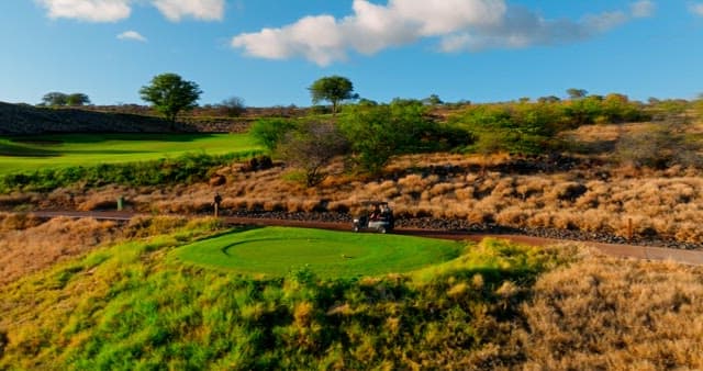 Scenic Golf Course Overlooking the Oce and Cart