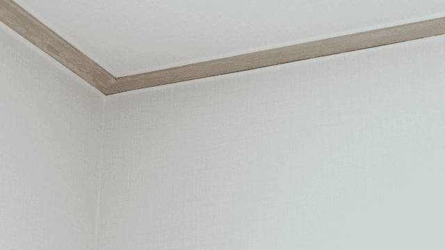 corner of a room with white walls