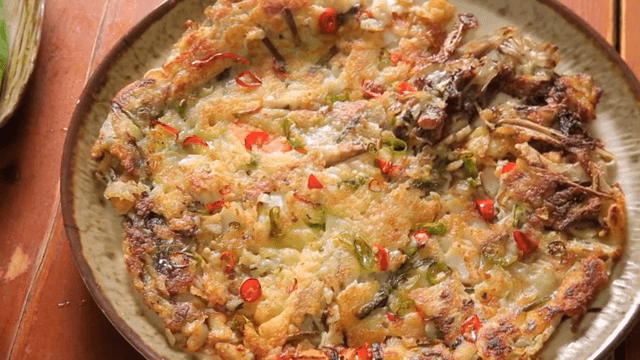 고추가 올라간 명태전