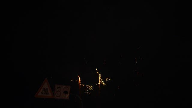 밤하늘을 밝히는 불꽃놀이