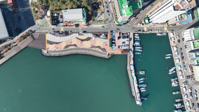 Marina with Boats of Coastal City