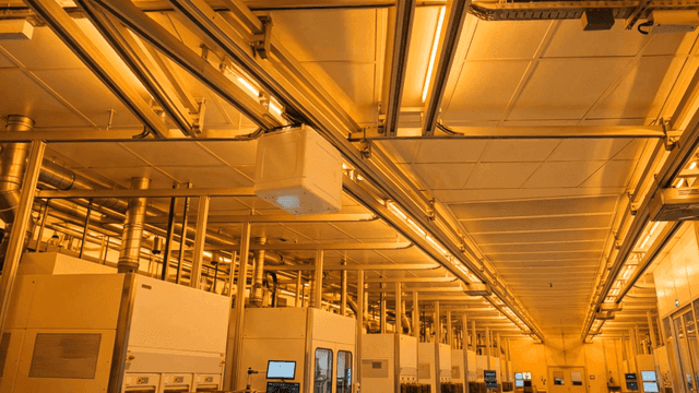 Interior of Hyundai semiconductor factory