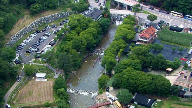 People Enjoying a Day Out by the Valley