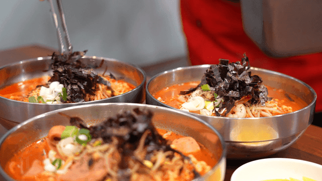 Spicy ramen with kick