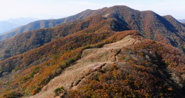 Scenic Autumn Mountain Trail