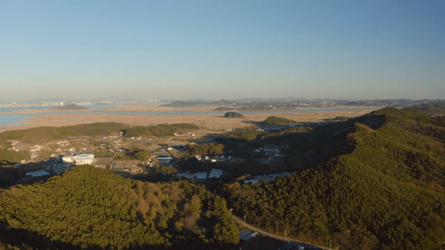 산과 들이 있는 광활한 풍경