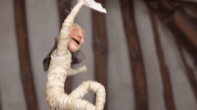 한국 전통 외줄타기 인형