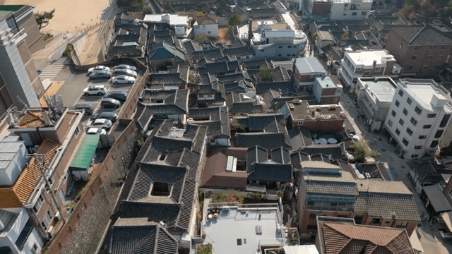 Traditional Hanok in a residential area