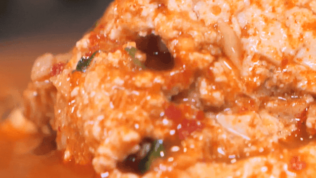 Spicy tofu stew with rich broth