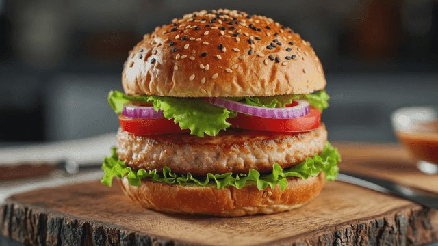 Delicious burgers made with fresh ingredients
