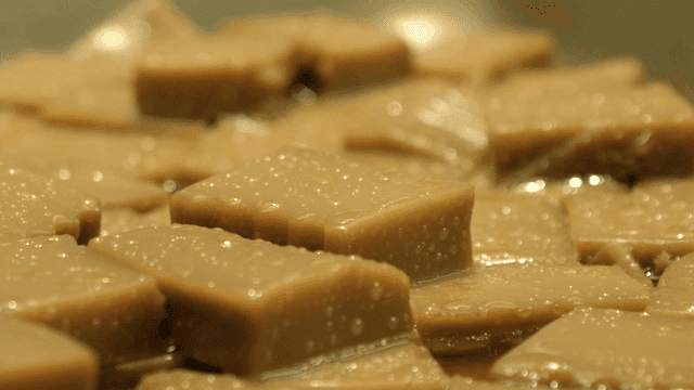 Pile of chewy acorn jelly