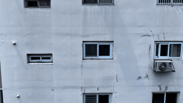 Exterior of a high-rise apartment building