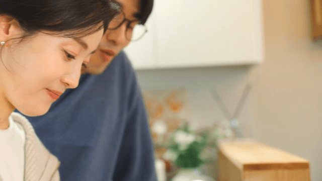 Couple enjoying time in the kitchen