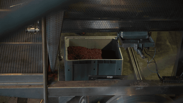 Container full of powdered ingredients