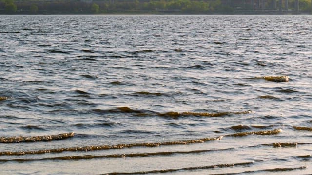 Gentle waves on a calm river