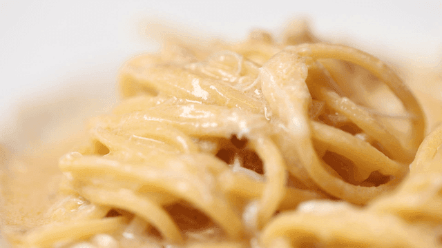 Creamy pasta with a rich sauce