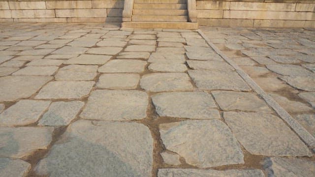 돌계단이 있는 경복궁